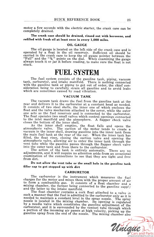 1918 Buick Reference Book Page 49